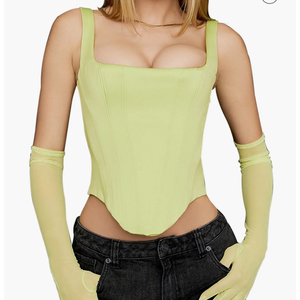 House of CB Rafa Corset lime green